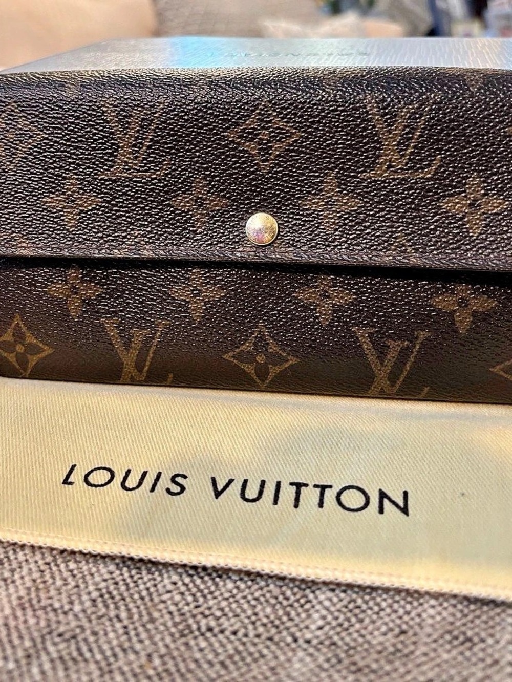 Louis Vuitton Porte Tresor International Wallet in Brown
